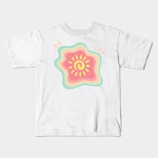 Sunshine Sherbet Ice cream Design Kids T-Shirt